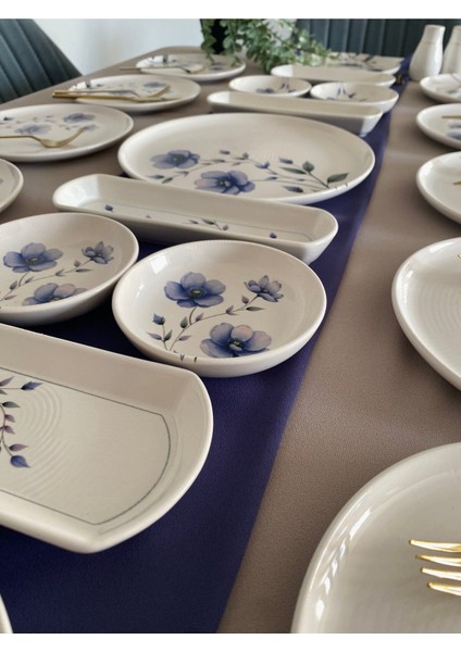 Mor Menekşe 12 Kişilk 21 Parça Kahvaltı Takımı fırsatları