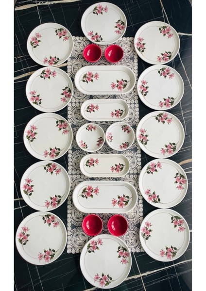 Kar Çiçeği 12 Kişilik 22 Parça Kahvaltı Takımı