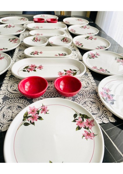 Kar Çiçeği 12 Kişilik 22 Parça Kahvaltı Takımı fiyatları