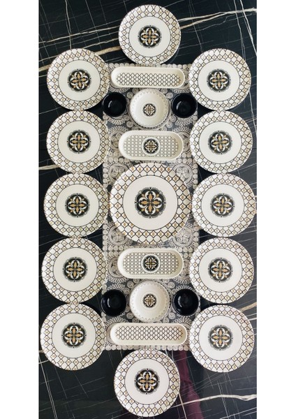 Liva Model 12 Kişilik 23 Parça Kahvaltı Takımı