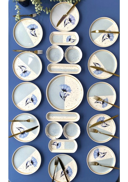 Gelincik Model 12 Kişilik 21 Parça Kahvaltı Takımı fiyatları