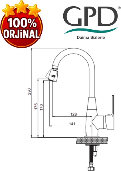 Solus MTL55 Tek Gövde Lavabo Bataryası fiyatları