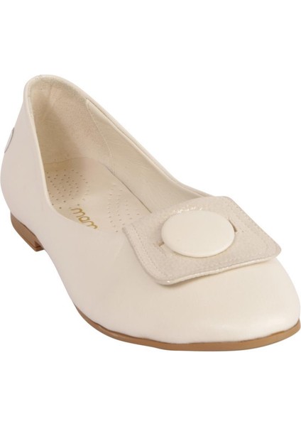 D25YA-7225 Düz Taban Kadın Deri Babet