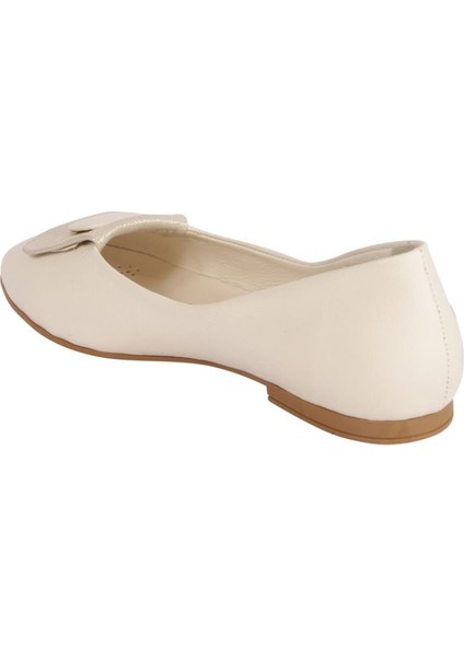 D25YA-7225 Düz Taban Kadın Deri Babet modelleri