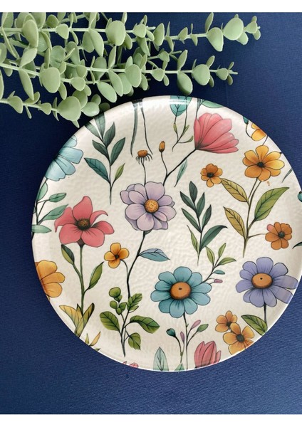 Flora 25 cm Büyük Servis Tabağı modelleri
