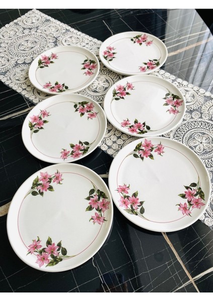 Kar Çiçeği 6’ Lı Servis/pasta Tabağı