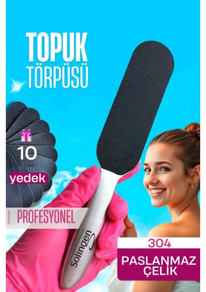 Çelik Topuk Törpüsü - 10 Yedekli Profesyonel Çelik Topuk Törpüsü Professional 721909 fiyatları