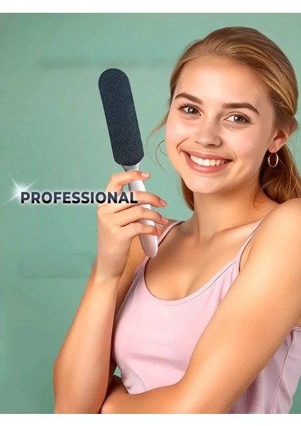 Çelik Topuk Törpüsü - 10 Yedekli Profesyonel Çelik Topuk Törpüsü Professional 721909