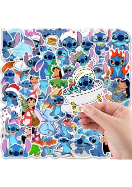 Stitch Seri 2 Defter Suluk Laptop Notebook Tablet Telefon Kılıf Sticker Seti