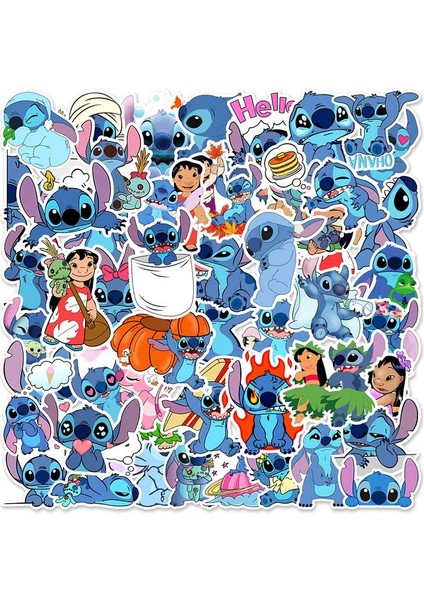 Stitch Seri 2 Defter Suluk Laptop Notebook Tablet Telefon Kılıf Sticker Seti fiyatları