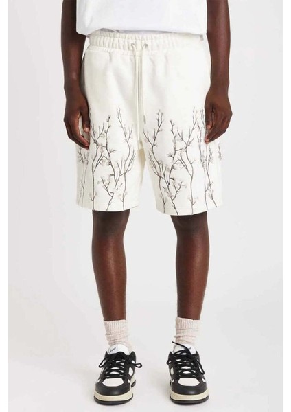 Organik Pamuklu Orchard Blossom Şort - Zarif ve Rahat Kesim, %100 Doğal fiyatları