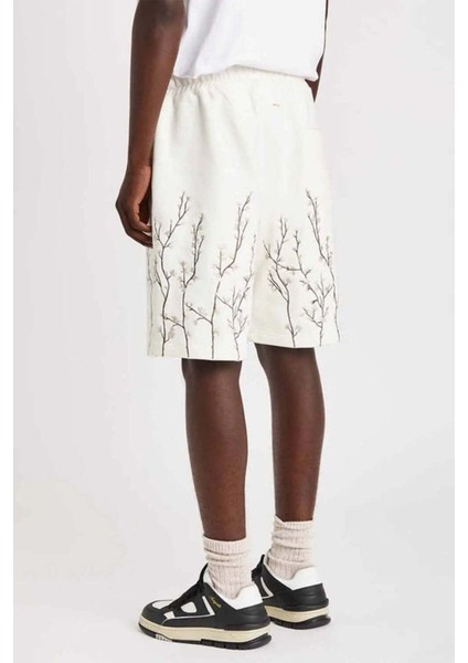 Organik Pamuklu Orchard Blossom Şort - Zarif ve Rahat Kesim, %100 Doğal modelleri