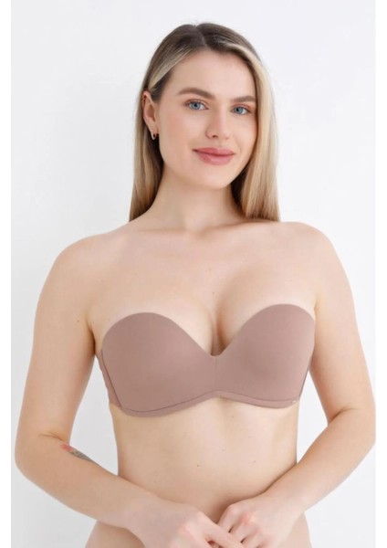 30025 Straplez Balensiz Destekli Sütyen