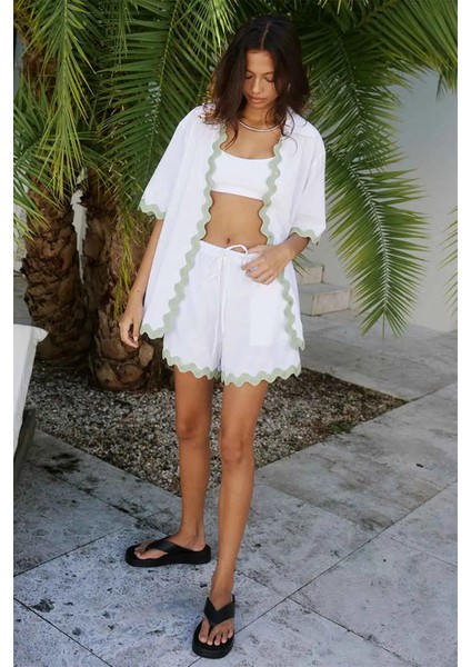 Rahat Harry Gömlek - Şort Kol, Düğmeli, Pamuk & Keten Karışımı fiyatları