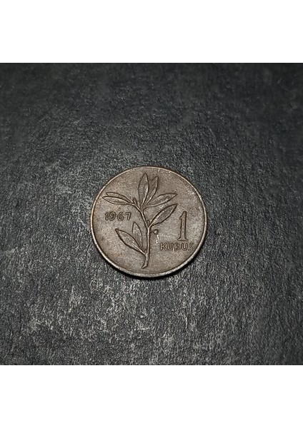 399636873414D6A229 1 Kuruş 1967 Eski Madeni Para fırsatları