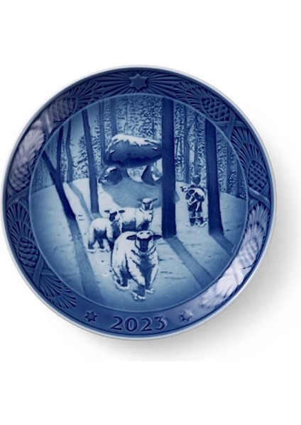 2023 Koleksiyon Noel Tabağı, “christmas Time In The Forest” Allan Therkelsen Imzalı