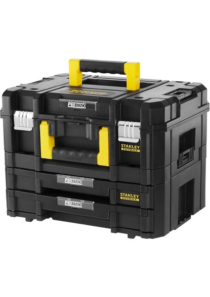 Fatmax 21.5l Takım Çantası 2 Çekmeceli Bölmeli Metal Kilitli Tstak Uyumlu