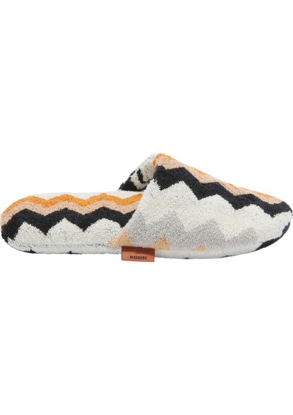 Lüks Pamuklu Banyo Terliği, Yumuşak Doku, Ikonik Zigzag Desen, Unisex Konfor