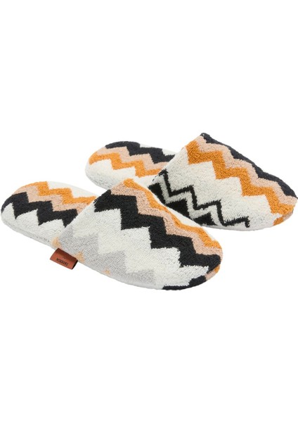 Lüks Pamuklu Banyo Terliği, Yumuşak Doku, Ikonik Zigzag Desen, Unisex Konfor fiyatları