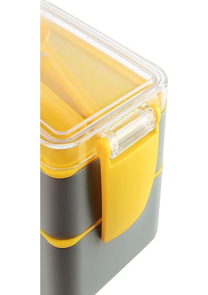 Turuncu 2 Katlı Hava ve Sızdırmaz Saklama Kabı, Kapaklı, Akrilik, Kahvaltılık Seti fiyatları