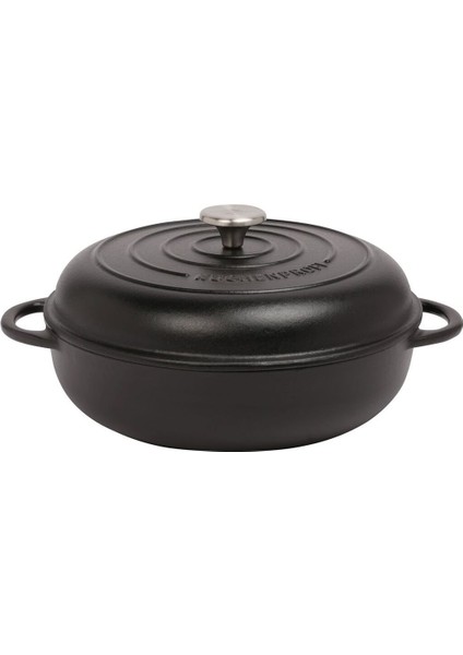 Provence Gourmet Tava, 28 Cm, 3,9 L, Dökme Demir, Indüksiyon Uyumlu