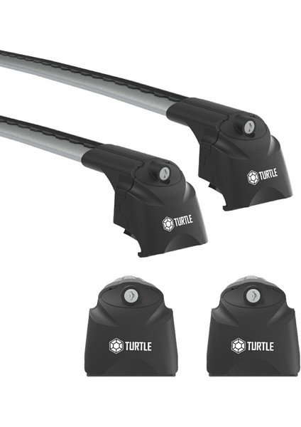 Volkswagen Taigo Turtle Ara Atkı Taşıyıcı Bar 2021-2025 Arası Uyumlu - Turtle Air2 Gri