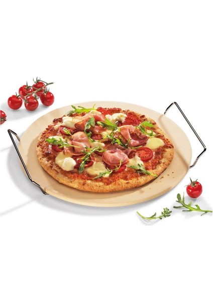Pizza Taşı 30 Cm, Teknik Seramik, Fırın ve Izgaraya Uygun