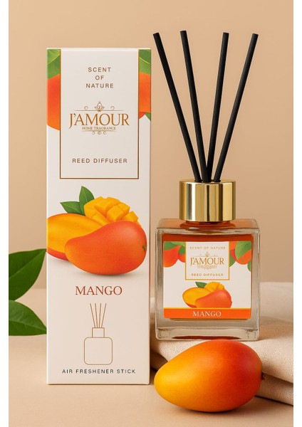 Mango Bambu Çubuklu Oda Kokusu 100 ml – Ferah ve Egzotik Koku Deneyimi fiyatları