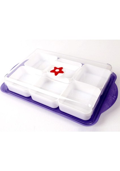 Beyaz Çeyizlik Kahvaltı Takımı, Reçel, Bal, Zeytin Kasesi ve Tepsili Kapaklı Set