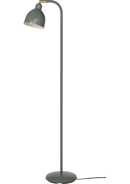 Rödflik Yer ve Okuma Lambası Gri Yeşil 38X27X22 cm Modern Dekoratif Aydınlatma Ayarlanabilir Ev Ofis Lambader