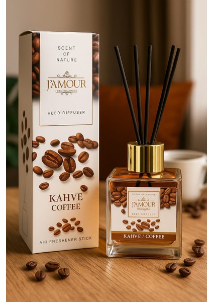 Kahve Bambu Çubuklu Oda Kokusu 100 ml – Sıcak ve Yoğun Aromalı Koku modelleri