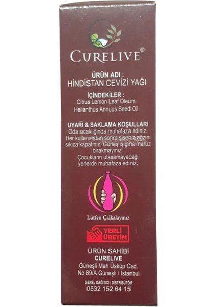 Hindistan Cevizi Yağı 20 Ml.