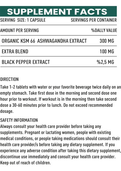 Ksm-66 Ash Imperiumpharma Root Extract fiyatları
