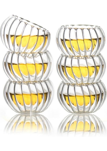 Desenli Cam Mini Sosluk, Şekerlik, Kahvaltılık, Sunum Kase, Çift Cidarlı, Şık Tasarım fiyatları