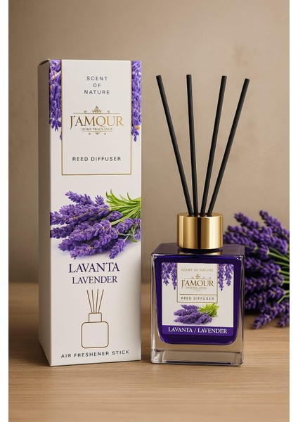 Lavanta Bambu Çubuklu Oda Kokusu 100 ml – Ferah Lavanta Aromasıyla Doğal Ortam Kokusu fırsatları