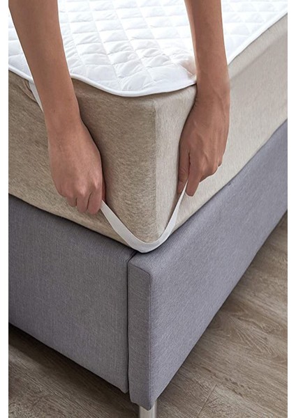 %100 Pamuklu Su Sıvı Geçirmez Kapitone Lastikli Alez Tek Çift Kişilik Kapitoneli Yatak Alezi modelleri