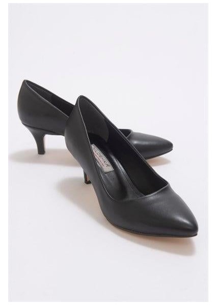Kadın Ptra Siyah Cilt Stiletto
