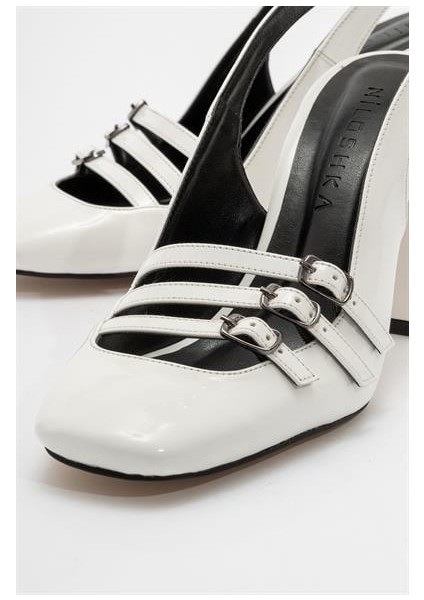 Kadın ZBRO Bej Rugan Tokalı Ayakkabı