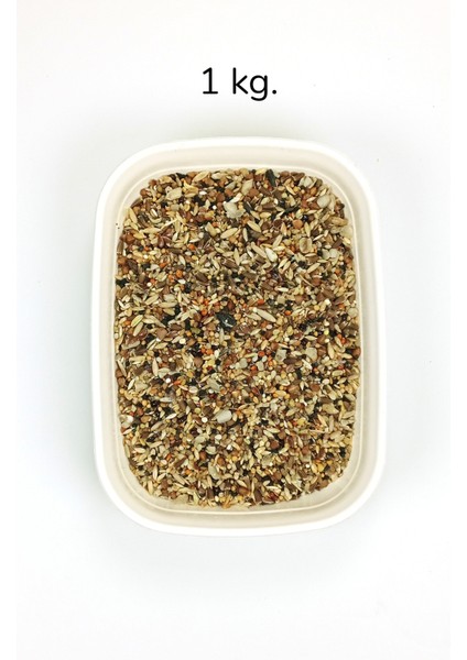 Tüm Kuşlar Için Doğal Taze Sağlık Tohumu Karışımı - 1 kg