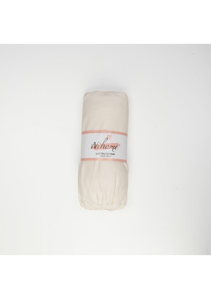 Krem Bej Tek Kişilik Lastikli Çarşaf fiyatları