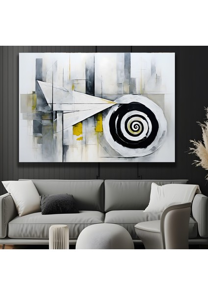 Soyut Desen Kanvas Tablo