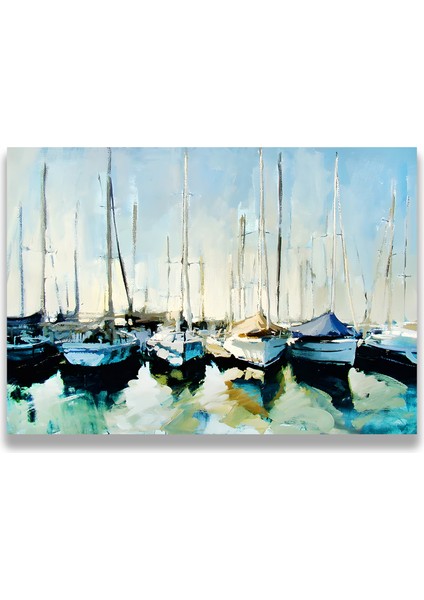 Yelkenliler Kanvas Tablo indirimleri