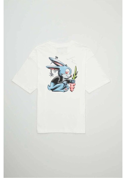 Domrebel Tony T-Shirt: Orijinal Sanat Baskılı, Rahat Fit Pamuklu Tişört fırsatları