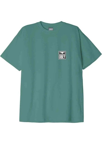 Eyes Icon 2 T-Shirt - 100% Pamuklu Ağırlıklı Box Fit Tasarımıyla Şık ve Rahat fırsatları
