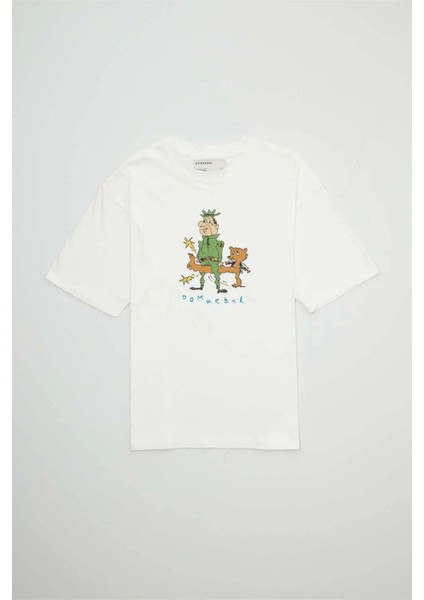 Booboo T-Shirt - Orijinal Sanat Baskılı, Rahat Kesim Pamuklu T-Shirt | Kanada Üretimi