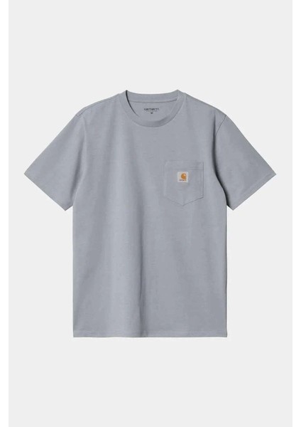 S/s Cep Tişört - Pamuk Jersey, Klasik Carhartt Wıp Etiket ile Şık Tasarım