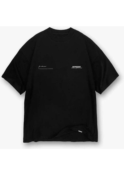 Patron Of The Club Siyah Oversized T-Shirt | %100 Pamuk, Şık ve Rahat fiyatları