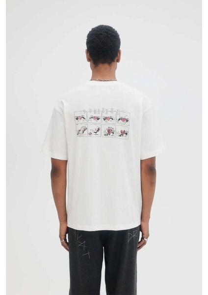 Başlık: Domrebel Ivory T-Shirt: El Çizimi Ayıcıklarla ‘we’re Done!’ Tasarımı - Kanada Yapımı fiyatları
