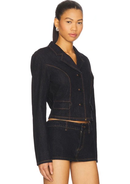 Kadınlar Için Lune Indigo Blazer - %95 Pamuk, Şık ve Rahat fiyatları