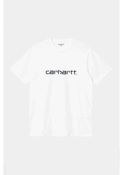 S/s Script T-Shirt - Pamuk Kısa Kol Tişört, Grafik Script Logo ile